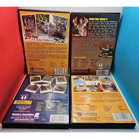 Lot Of 10 Hunting DVD's Callmasters Drury Shockey's Primetime Bulls Bucks Deer.. - Picture 5 of 7